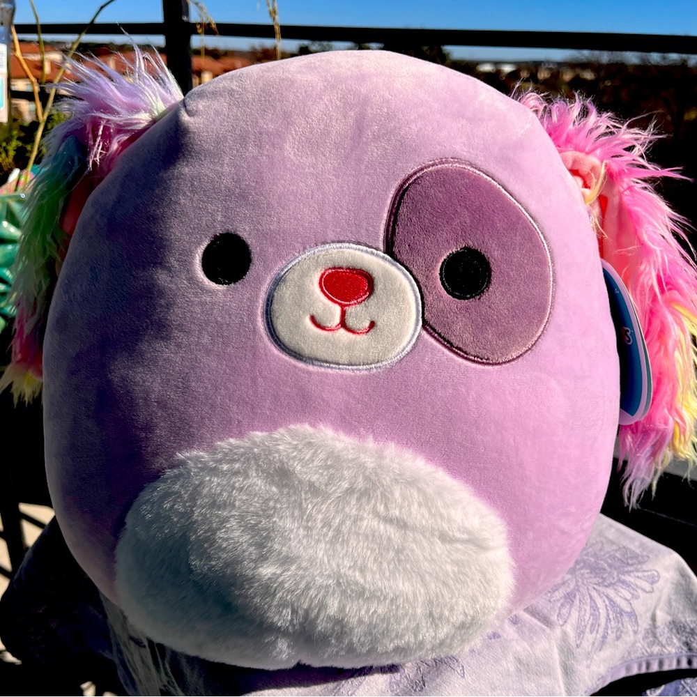 So Huggable!  SQUISHMELLOW (NWT, Large) "Barb" the Dog